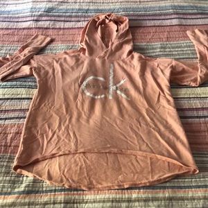 Pink Calvin Klein hoodie